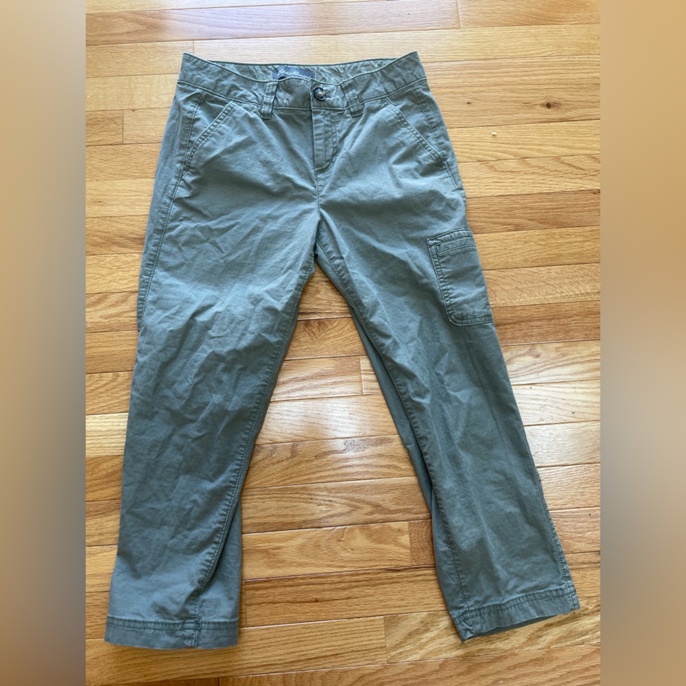thrifted green cargo pants